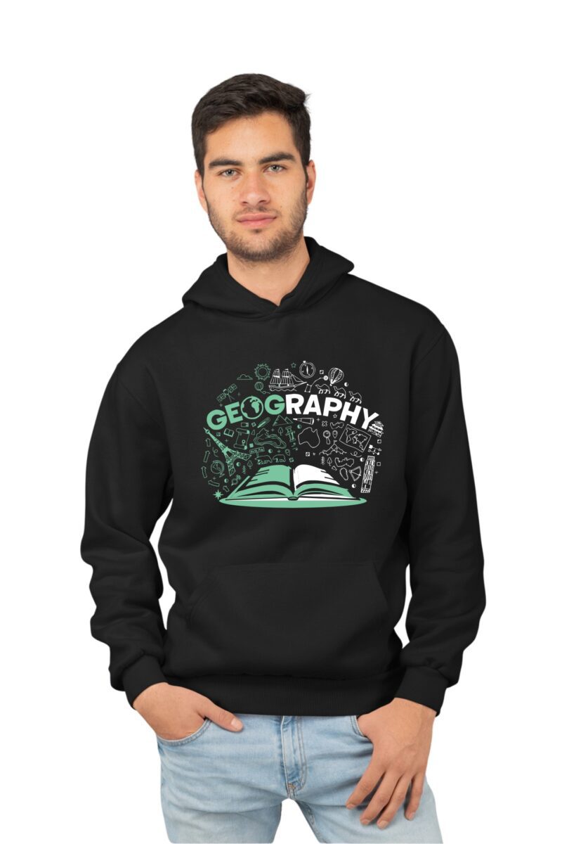 Geography Printed Cotton Printed Unisex T shirt - Image 9