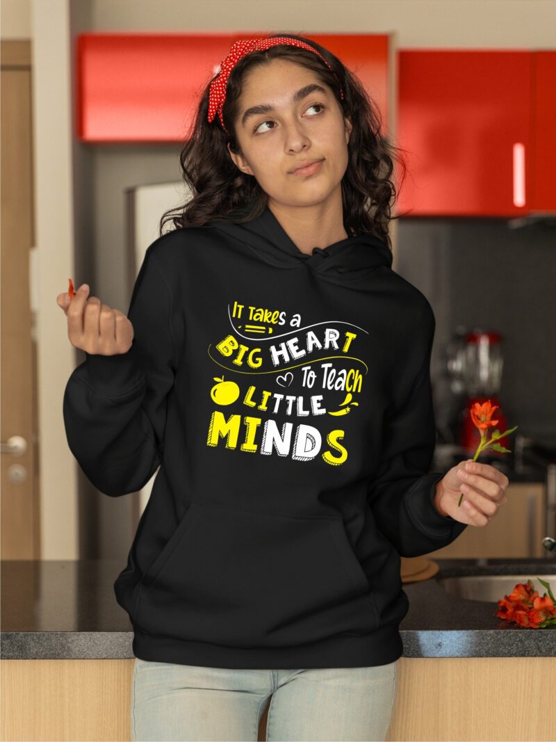 It Take A Big Heart To Teach Little Minds Cotton Printed Unisex T shirt - Image 12