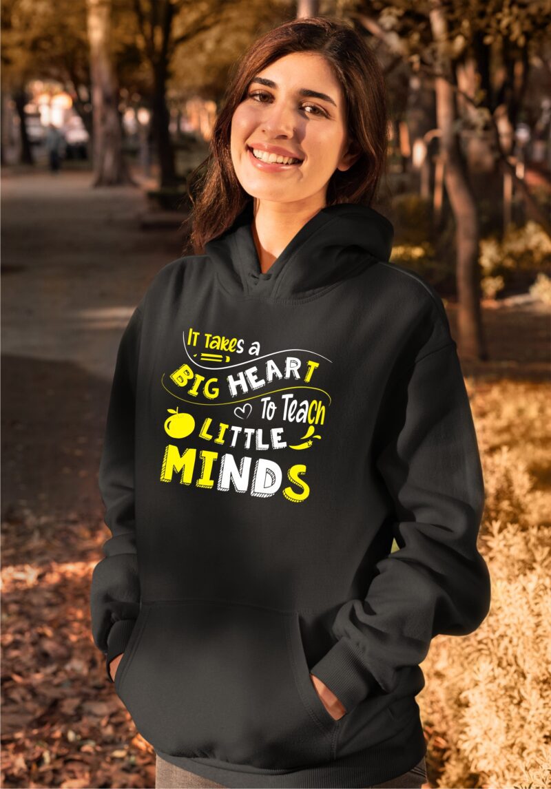 It Take A Big Heart To Teach Little Minds Cotton Printed Unisex T shirt - Image 13