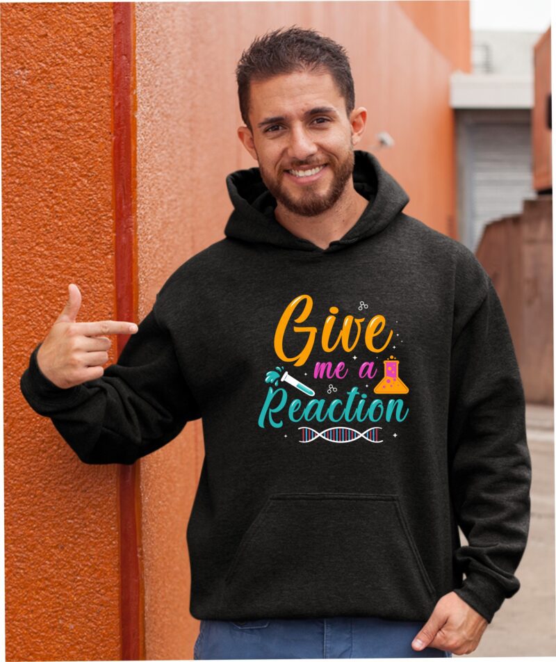 Give Me A Reaction Chemistry Cotton Printed Unisex T shirt - Image 11