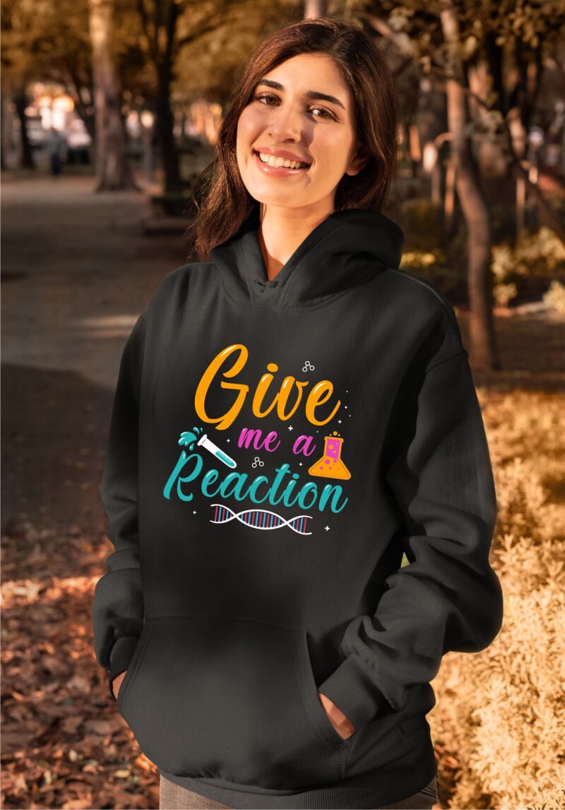 Give Me A Reaction Chemistry Cotton Printed Unisex T shirt - Image 13