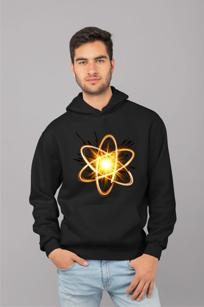 Atom Structure Science Cotton Printed Unisex T shirt - Image 11
