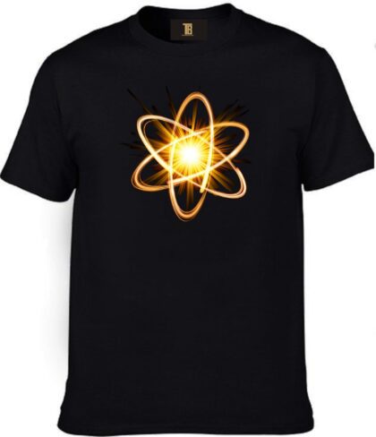 Atom Structure Science Cotton Printed Unisex T shirt