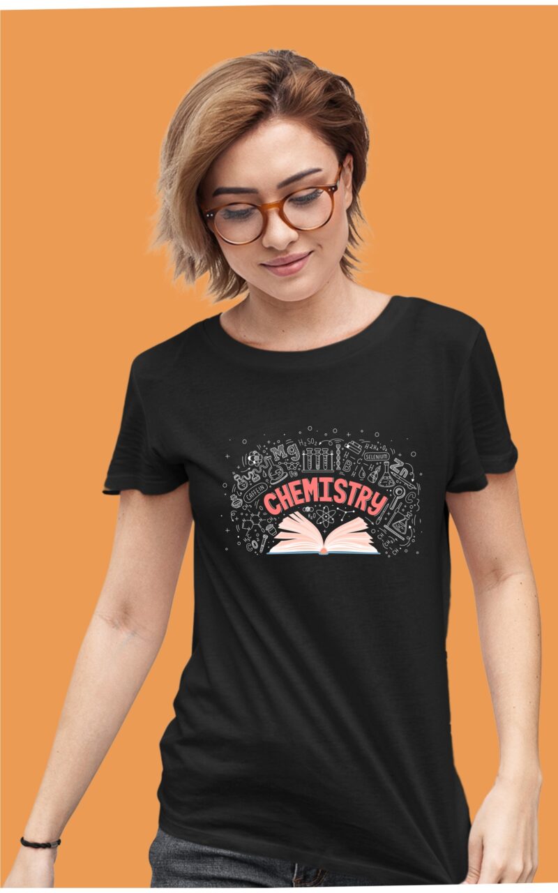 Chemistry Book Cotton Printed Unisex T shirt - Image 4