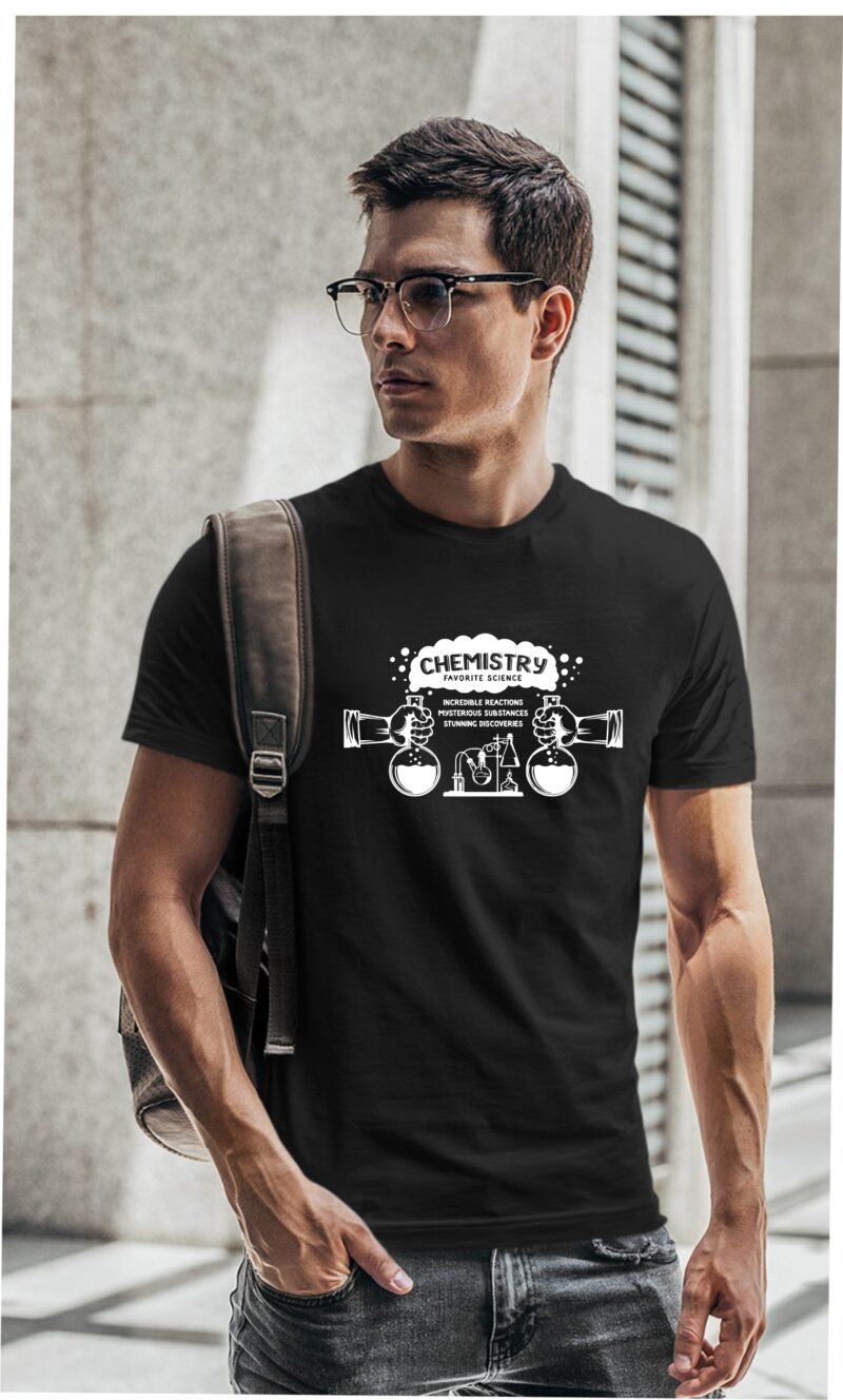 Chemistry Favorite Science Cotton Printed Unisex T shirt - Image 2