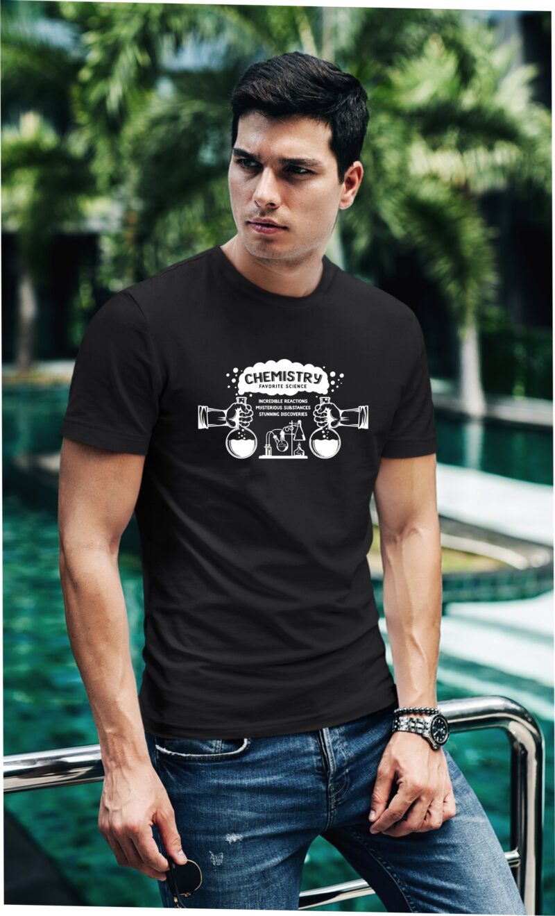 Chemistry Favorite Science Cotton Printed Unisex T shirt - Image 3