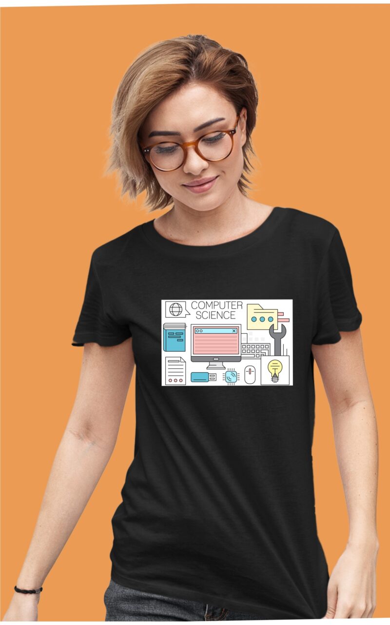 Computer Science Cotton Printed Unisex T shirt - Image 4