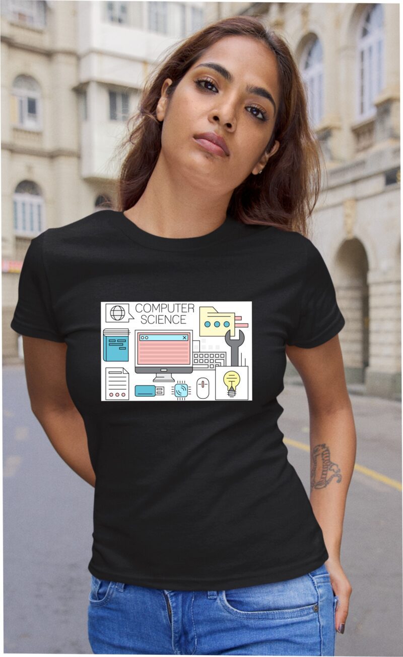 Computer Science Cotton Printed Unisex T shirt - Image 5