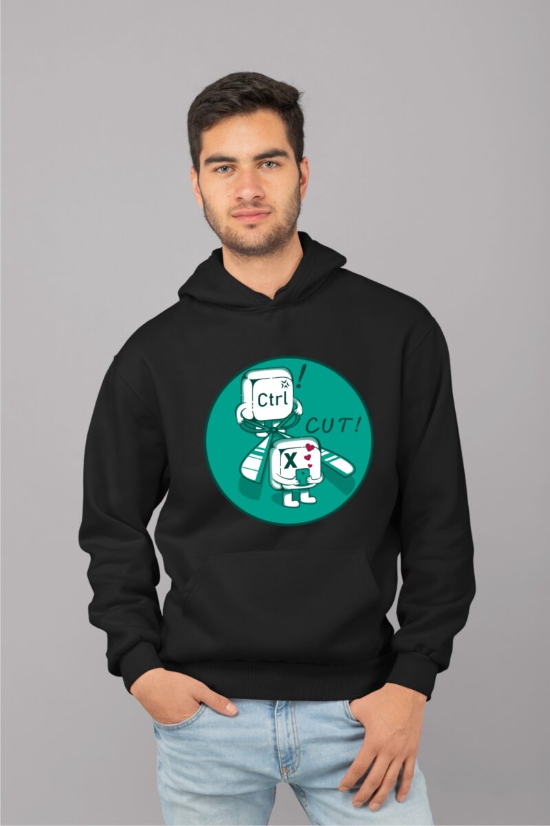 I Can't Undo It Without U Ctrl Z Computer Subject Cotton Printed Unisex T shirt - Image 9