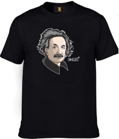 Albert Einsteen E=mc2 Physics Subject Cotton Printed Unisex T shirt