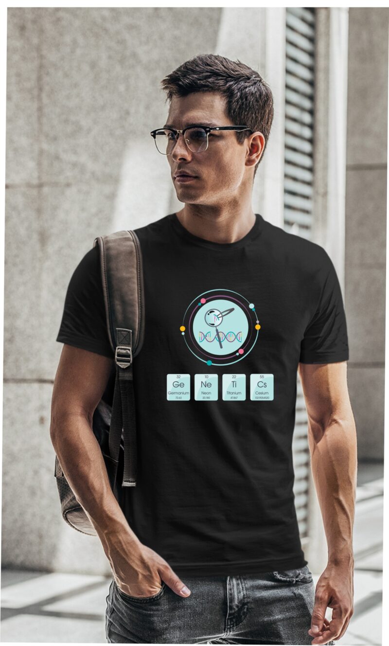 Genetics Biology Cotton Printed Unisex T shirt - Image 2