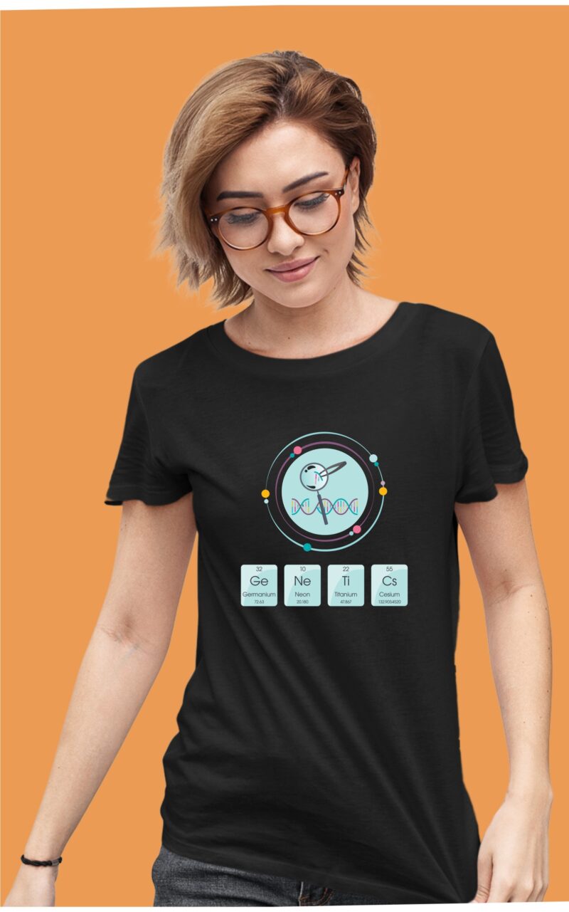 Genetics Biology Cotton Printed Unisex T shirt - Image 5