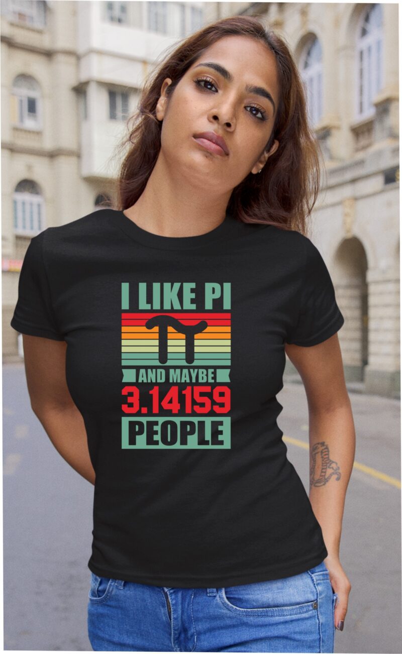 I Like Pie Maths Subject Cotton Printed Unisex T shirt - Image 4