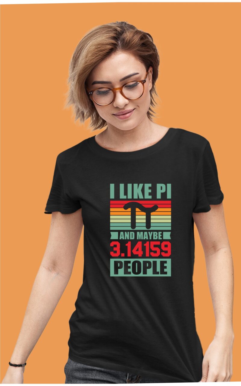 I Like Pie Maths Subject Cotton Printed Unisex T shirt - Image 5