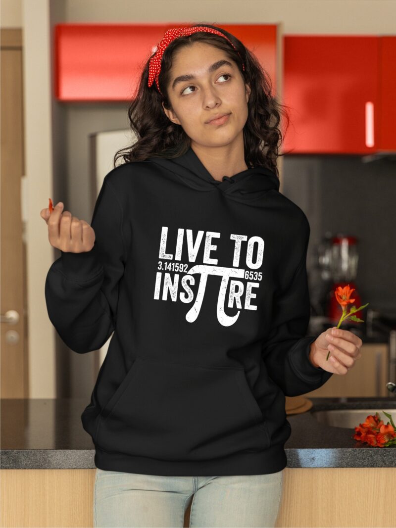 Live To Inspire Pie Cotton Printed Unisex T shirt - Image 11