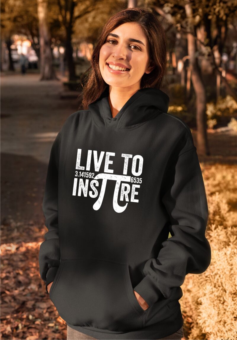 Live To Inspire Pie Cotton Printed Unisex T shirt - Image 12