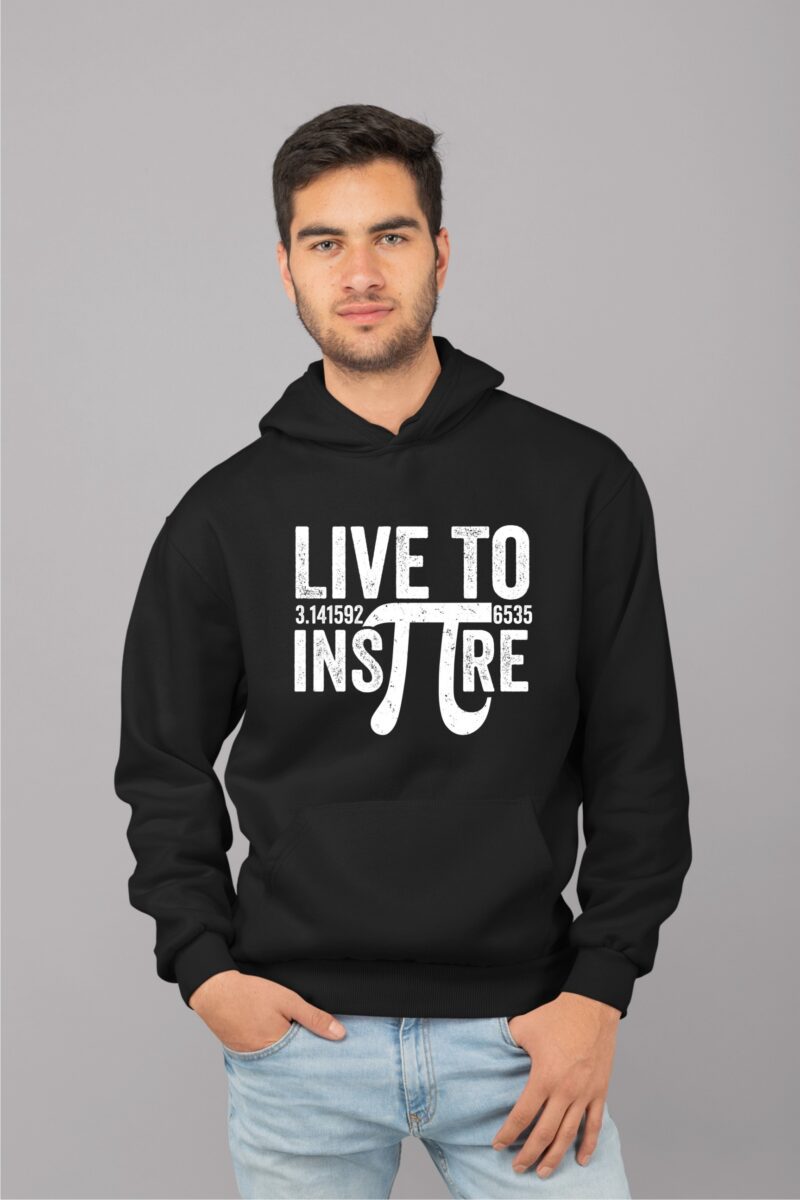 Live To Inspire Pie Cotton Printed Unisex T shirt - Image 9