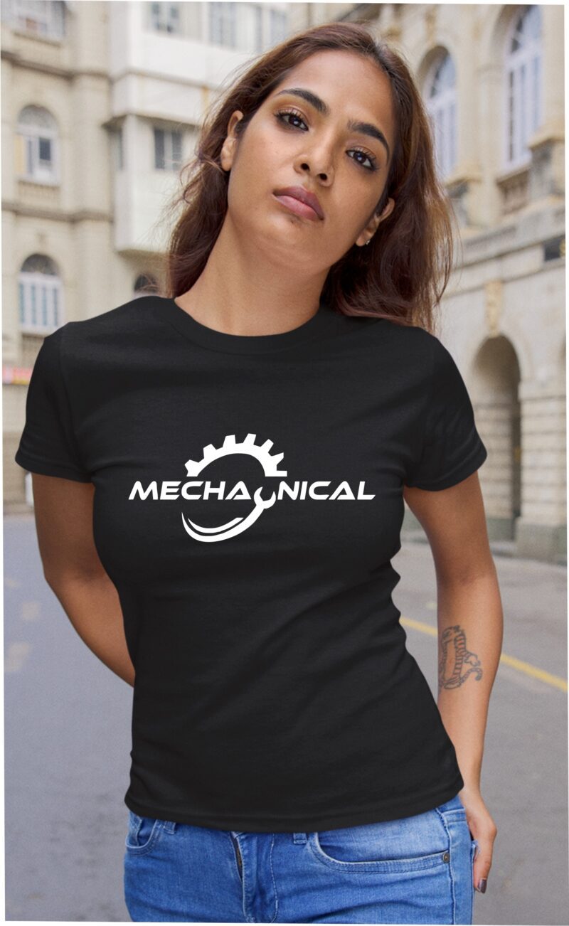 Mechanical Cotton Printed Unisex T shirt - Image 5