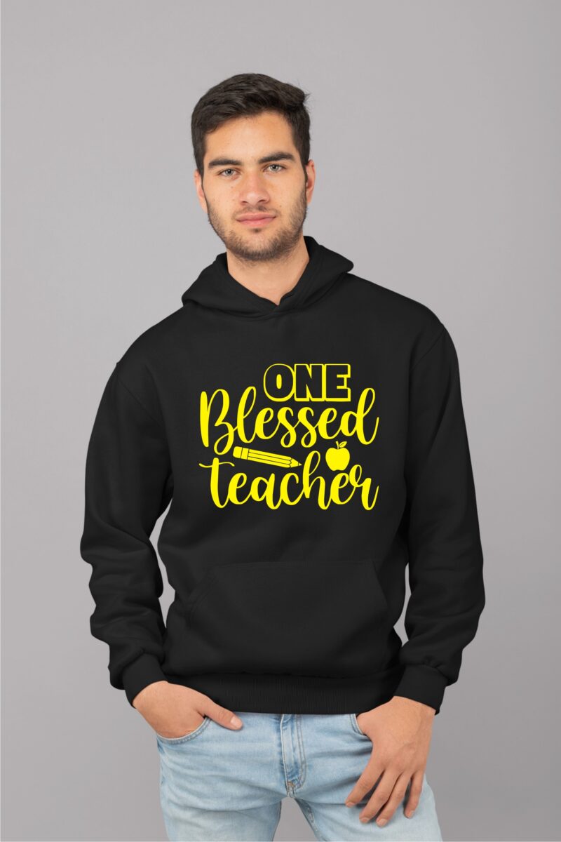 One Blessed Teacher Cotton Printed Unisex T shirt - Image 10