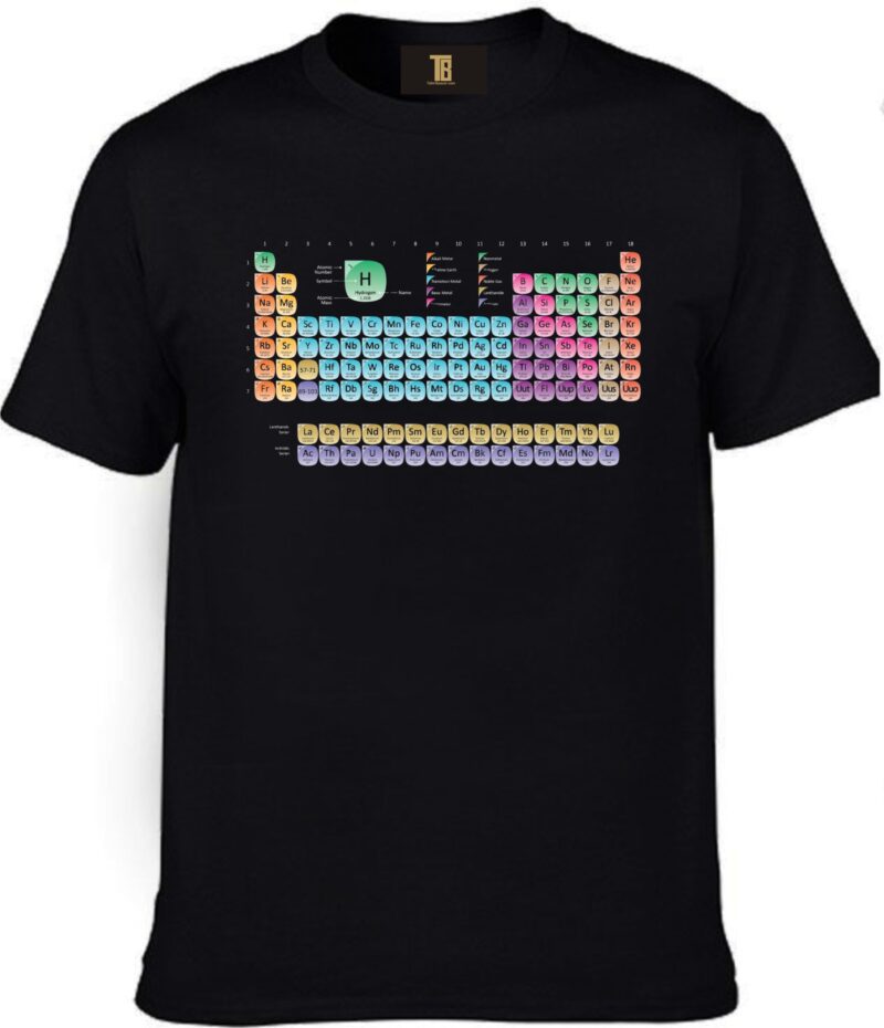 Periodic Table Cotton Printed Unisex T shirt