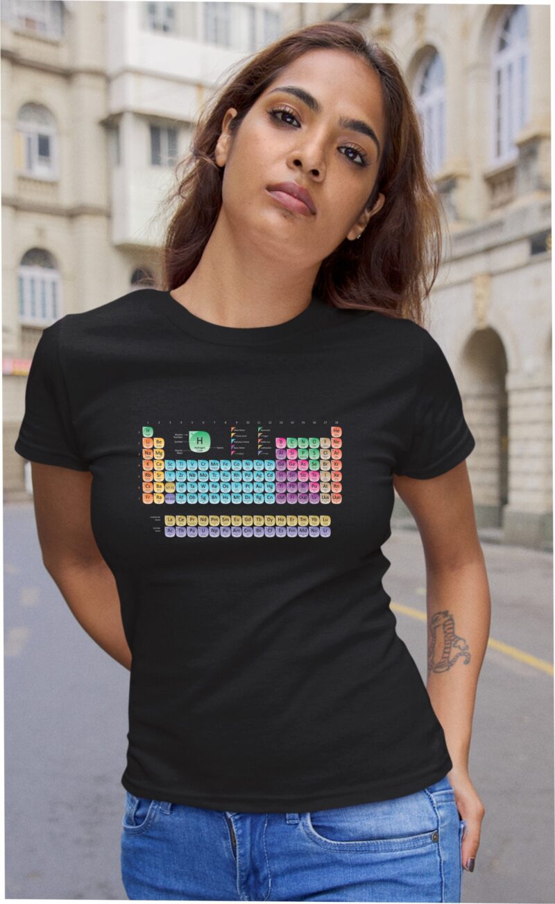 Periodic Table Cotton Printed Unisex T shirt - Image 5