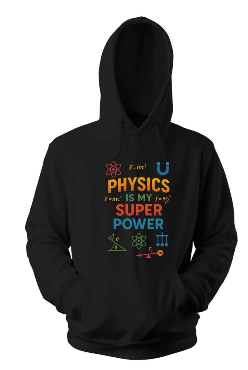 Physics Is My Super Power Multi1 Cotton Printed Unisex T shirt - Image 10
