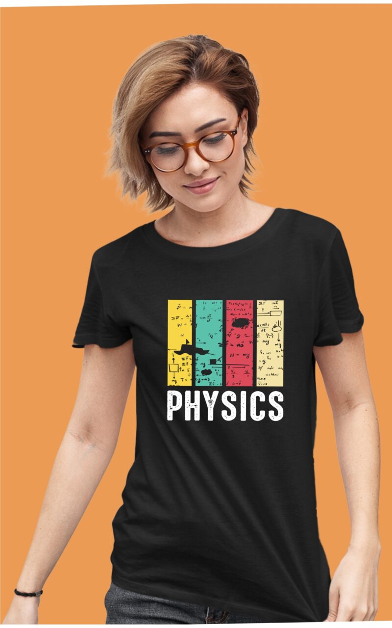 Physics Five Color Cotton Printed Unisex T shirt - Image 4