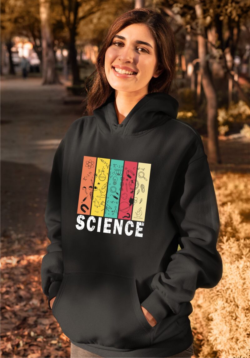 Science With Icons Six Color Cotton Printed Unisex T shirt - Image 13