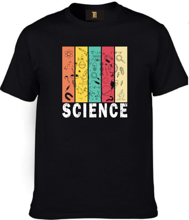 Science With Icons Six Color Cotton Printed Unisex T shirt