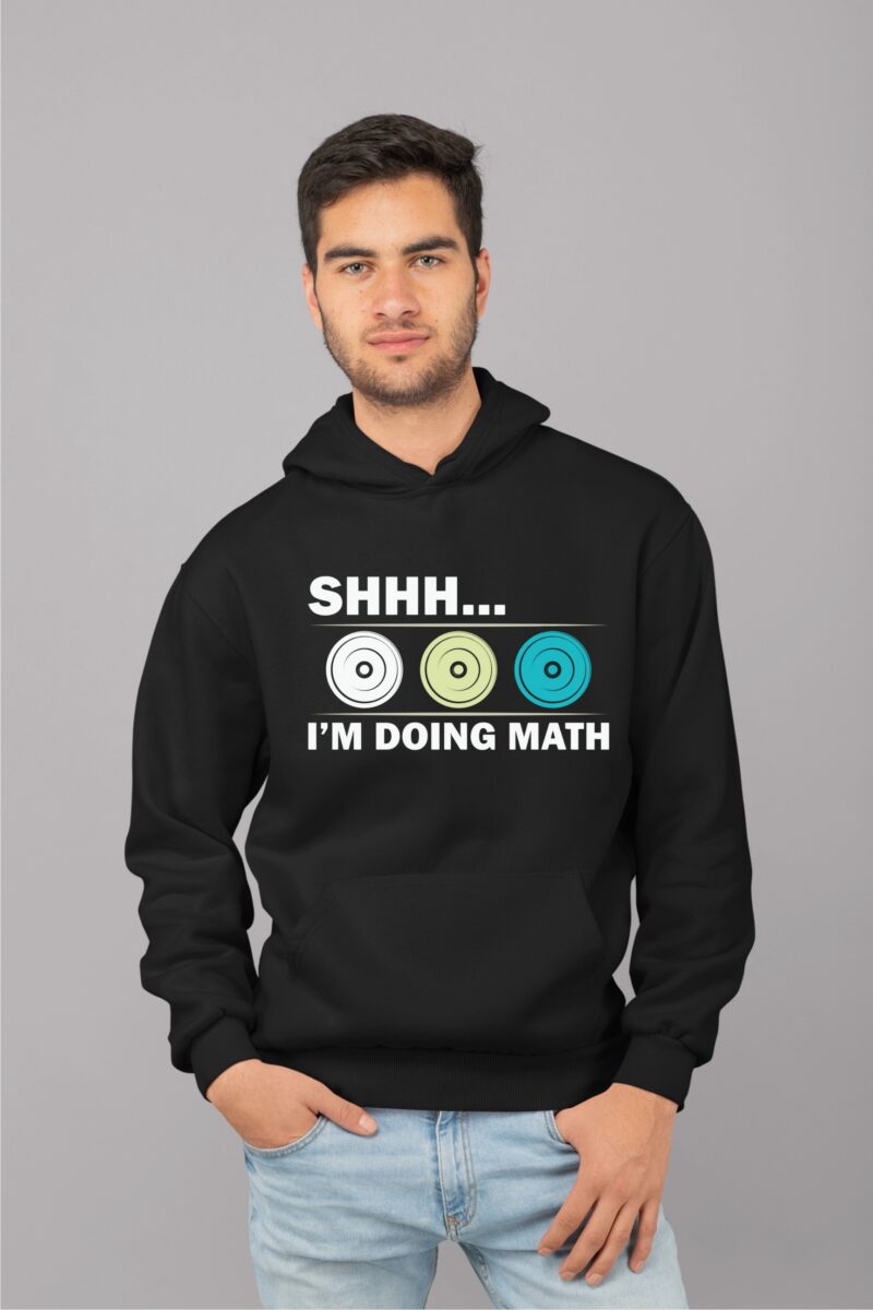 Shhh I'm Doing Math Cotton Printed Unisex T shirt - Image 9