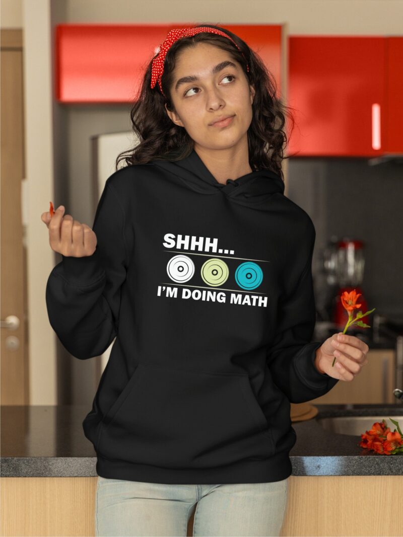 Shhh I'm Doing Math Cotton Printed Unisex T shirt - Image 11