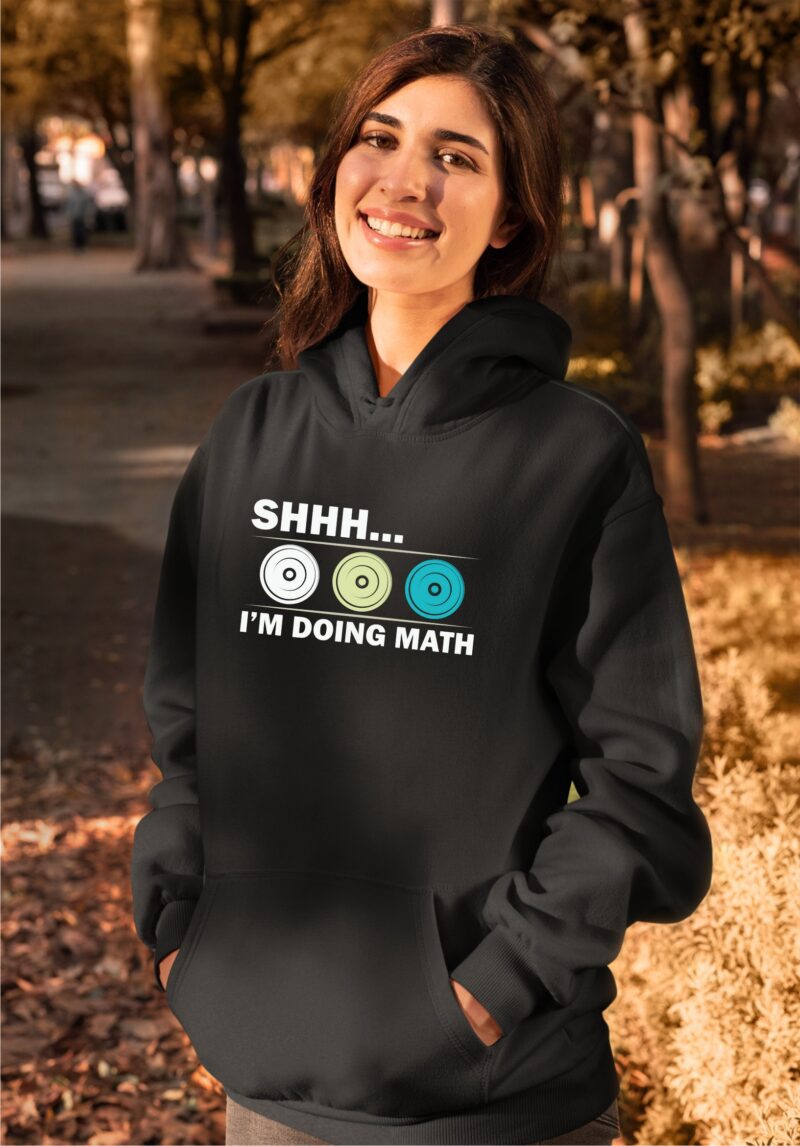 Shhh I'm Doing Math Cotton Printed Unisex T shirt - Image 12