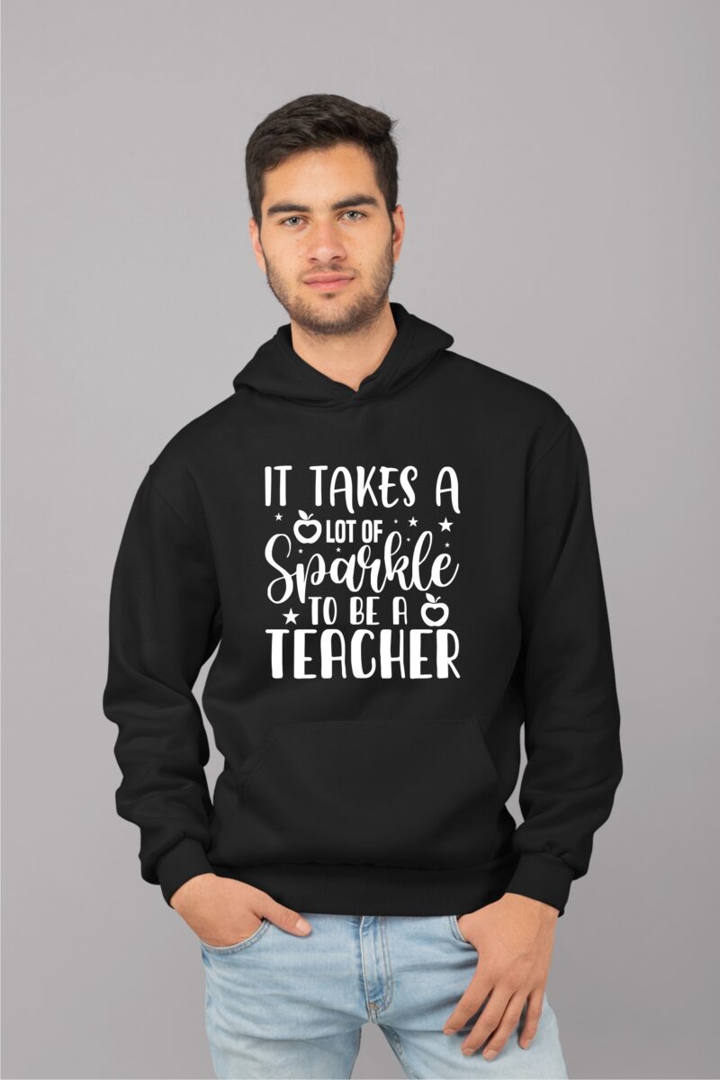 It Takes Lot Of Sparkle To Be A Teacher Cotton Printed Unisex T shirt - Image 9
